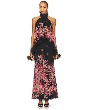Elliatt Tulsia Cape Maxi Dress - White