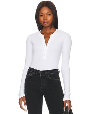 Cotton Citizen Verona Henley Shirt - White