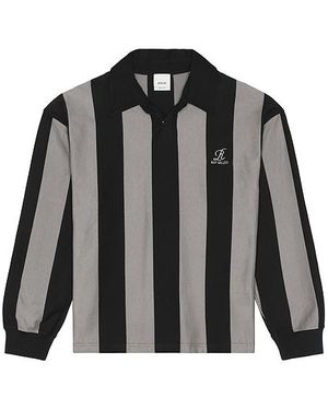 Agolde X Rsvp Gallery Park Rugby En Color Gris Talla (También En Xl/1X) - Negro