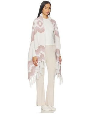 Barefoot Dreams Cozychic Mosaic Wrap - White