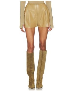 Norma Kamali Shorts De Hombre Con Pliegues. En Color Bronce Talla (También En Xs, S, M) - Neutro