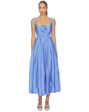 Cinq À Sept Flower Joisian Dress - Blue