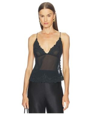 L'academie 'Academie Aileen Embroidered Top - Black