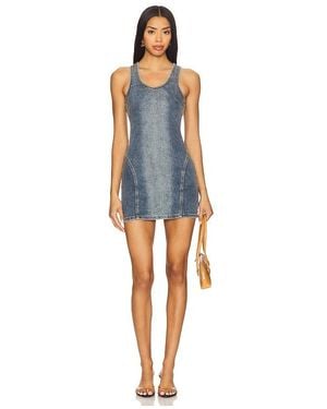 One Teaspoon Denim Mini Dress - Blue