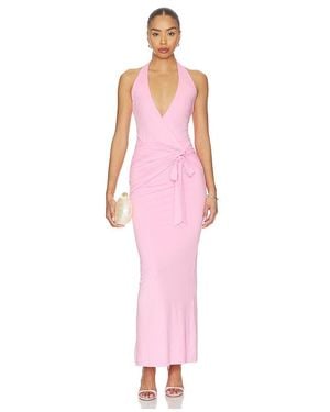 superdown Chloe Halter Maxi Dress - Pink