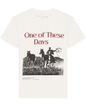 One Of These Days Across The Plains Tee - White