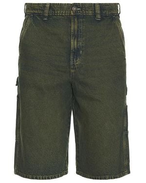 Dickies 14 Loose Denim Painter Short - Green