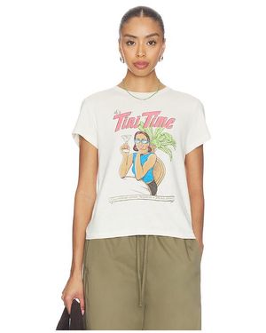 RE/DONE Classic Tee Tini Time - Natural