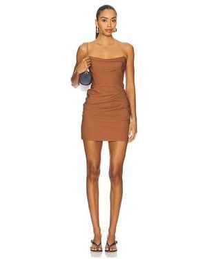 Nookie Vestido Zenya En Color Marrón Talla (También En Xl) - Multicolor