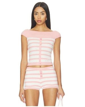 Nana Jacqueline Paola Knit Top - Pink
