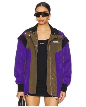 Off-White c/o Virgil Abloh Windbreaker Colorblock - Blau