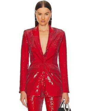 Michael Costello X Revolve Harlow Blazer - Red