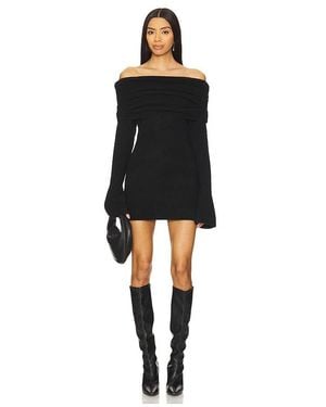 SER.O.YA Selene Mini Dress - Black