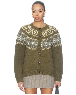 Astr Irene Cardigan - Green
