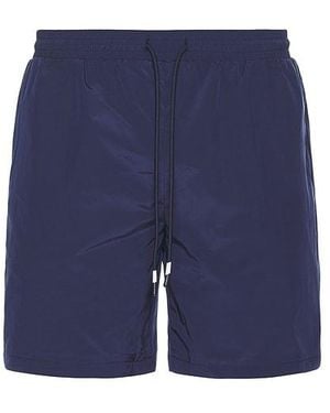 KROST Port Nylon Track Shorts - Blue