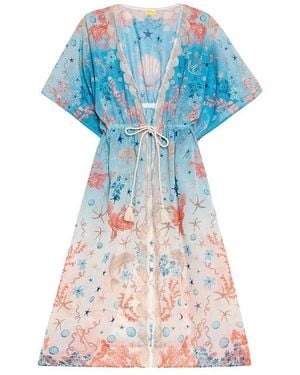 Agua Bendita Salma Sereia Dress - Blue