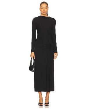 Jonathan Simkhai Midi-Kleid Ferrera - Schwarz