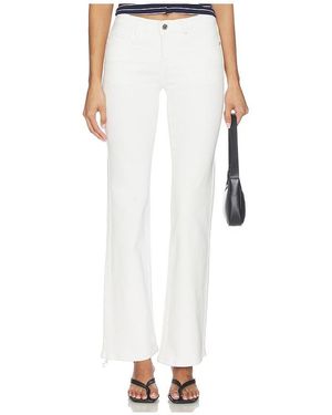 GOOD AMERICAN Low Boot Jeans - White