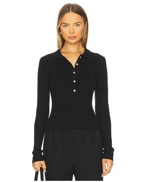 525 America Ginny Long Sleeve Top - Black