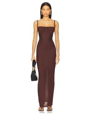 Nookie Maxivestido Allegra En Color Marrón Talla (También En Xs, S, Xl) - Morado