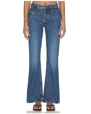 FAVORITE DAUGHTER The Maurice Mid Rise Flare - Blue