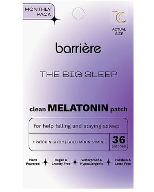 barrière Parches De Vitaminas The Big Sleep Melatonin Patch En Color Belleza: Na Talla - Morado