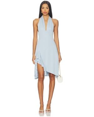 With Jean Kesha Dress - Blue