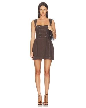 Amanda Uprichard Bethany Romper - Brown