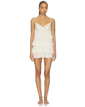 Only Hearts Shimmy Chemise - White