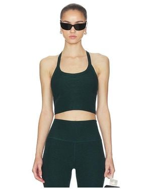 Beyond Yoga Spacedye On The Up Cropped Tank Top - Green