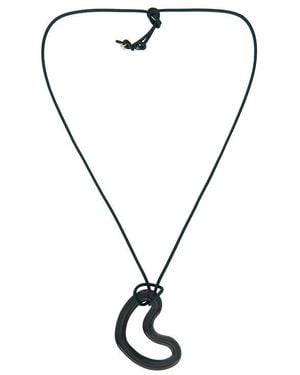 Studio Conchita Elsa Glass Necklace - Black