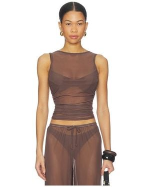 Bondeye Claudia Tank Top - Brown