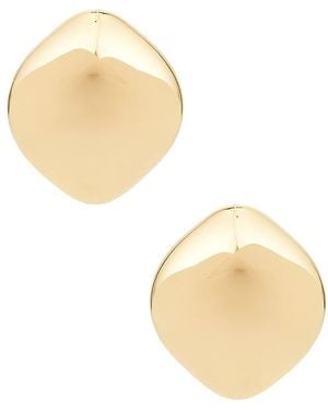 Jennifer Fisher Puffy Cushion Earrings - White