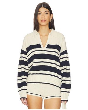 LPA Jersey Rindie En Color Crema Talla (También En S, Xl) - Azul
