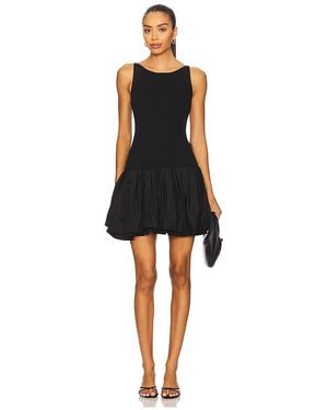 Line & Dot Kleid Praia - Schwarz