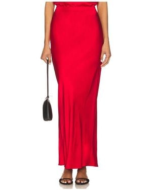 Bobi Falda En Color Rojo Talla (También En Xs)