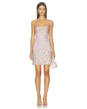 La Fuori Maris Embroidered Mini Dress - White