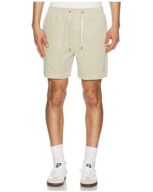 Polo Ralph Lauren 8 Wale Soft Fade Corduroy Pull On Prepster Short 6 - Natural