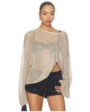 Lioness Bloom Long Sleeve Top - Natural