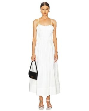 LPA Annalie Midi Dress - White
