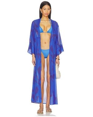 ViX Ropa Playa Yumi En Color Azul Talla (También En M, S, Xs)