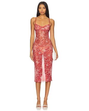 Only Hearts Rita Underwire Slip Dress - Red
