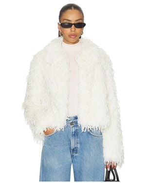 Unreal Fur Swan Lake Jacket - White