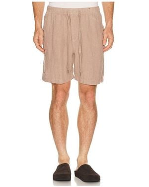 Faherty Essential 6.5 Linen Short - Natural
