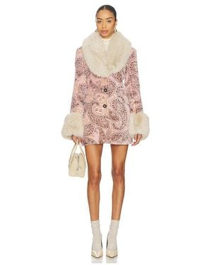 Free People Abrigo Mercer En Color Rosado Talla (También En S, Xs) - Neutro