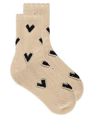 Free People Cupids Bow Sock - White