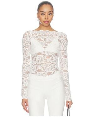 Free People Raising Eyebrows Tee - White