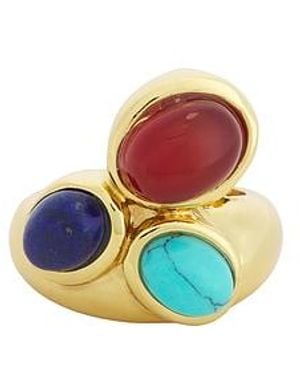 petit moments Anillo De Declaración Sevilla En Talla (También En 7, 8) - Azul