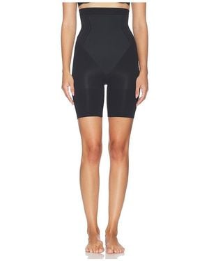 Spanx Sculpt Gofigure High Waist Mid Thigh Short - Black