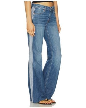 RE/DONE Californian Track Wide Leg Jeans - Blue